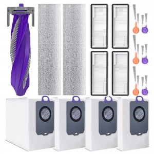 Main Brush Filter Side Brush Mopping Roller Dust Bag for Narwal Flow Robot Vacuum Replacement Accessories