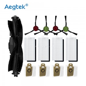 Main Side Brush HEPA Filter Dust Bag Compatible with ILife T10S Laresar L6 Nex SL60D SG60 SL61 Robot Vacuum Cleaner