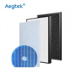 UZ-HG4HF UZ-HG4DF HEPA Filter Carbon Filter Humidification Filter for Sharp UA-HG50E,UA-HG50E-L,UA-HG50E-T,UA-HG40E-L UA-HG40E-T