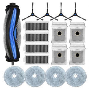 Main Brush Filter Side Brush Mop Pad Dust Bag for Ecovacs Deebot mini Robot Vacuum Replacement Accessories