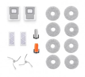 Main Brush HEPA Filter Side Brush Mopping Pad Dust Bag for DJI ROMO P/A/S Robot Vacuum Replacement Accessories