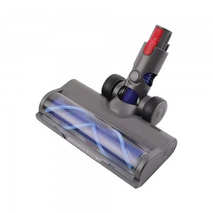 Vacuum Head with LED Headlights S and V Shape Roller Brush Replacement for Dysons V7 V8 V15 V10 V11 SV14 SV12 SV11 SV10
