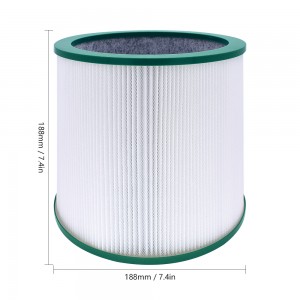 HEPA Filters for Dysons Tower Air Purifier Pure Cool Link TP01, TP02, TP03, BP01, 968126-03 Vacuum Cleaner Parts Accessories