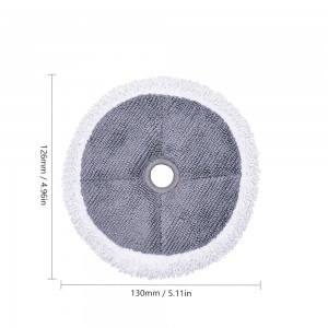 Grey Soft Mop Cloth Pad for Bissell 3115 EV675 2859 Series Robot Vacuum Cleaner Parts Accessories